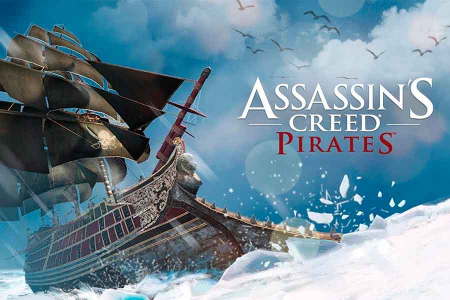 Погрузись в мир пиратов и сражений вместе с Assasin’s Creed Pirates, управляй собственным кораблём, собирай команду отважных моряков, улучшай свой корабль, покоряй океанские просторы