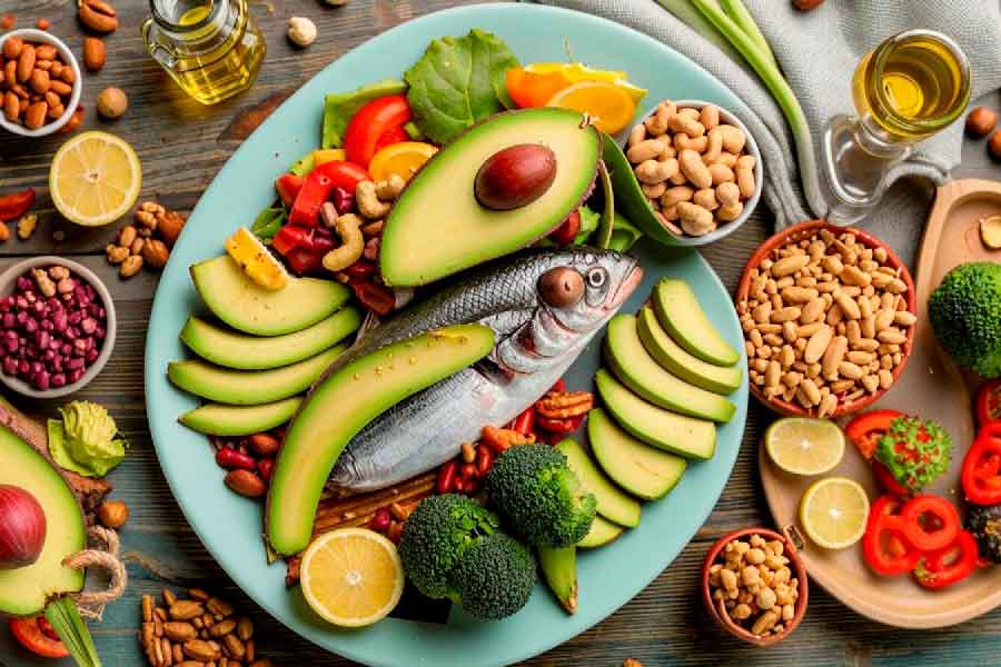 Идеальное сочетание продуктов с полезными жирами Сбалансированное питание с полезными жирами