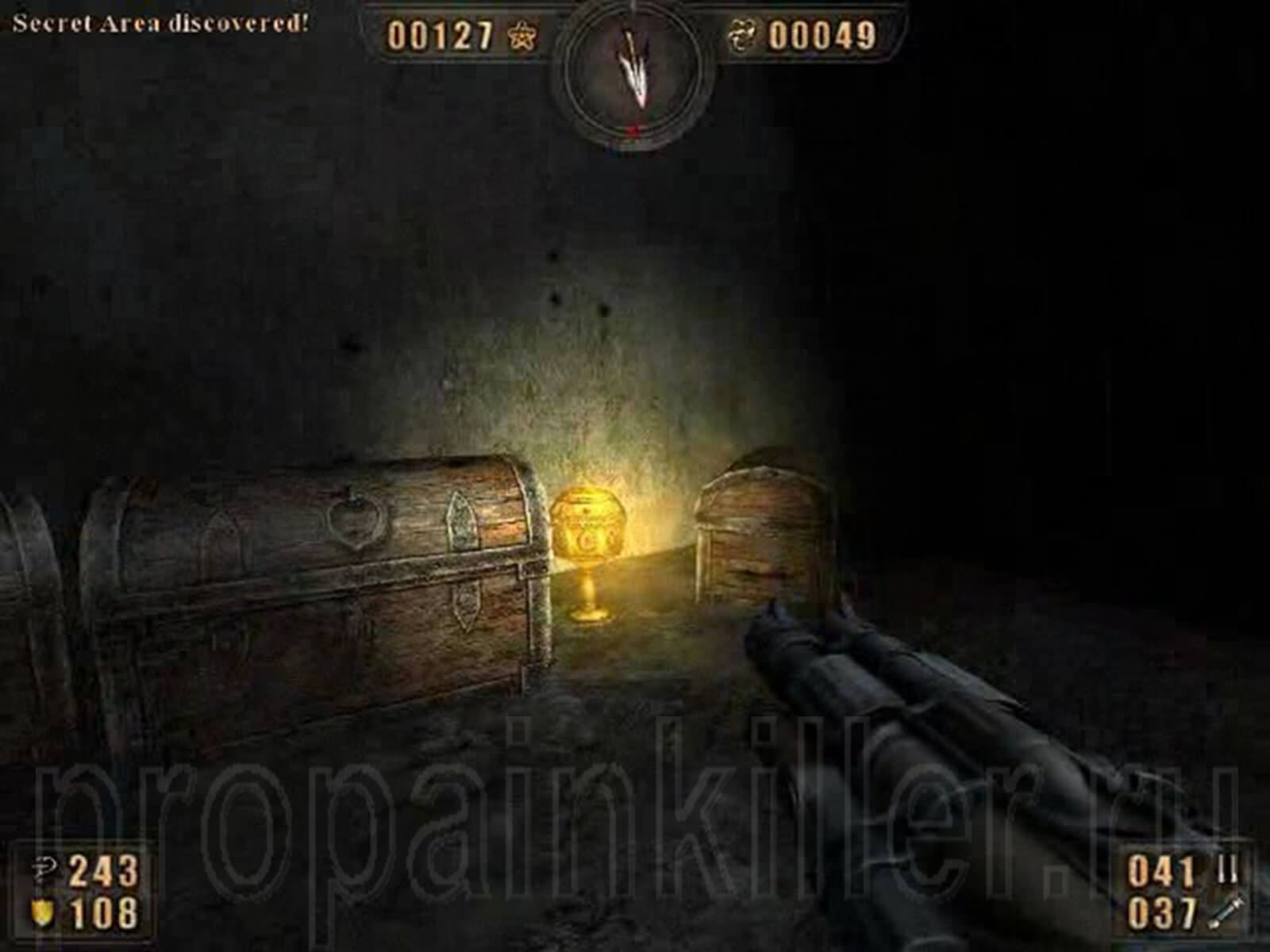 Скриншоты поиска секретов. Painkiller